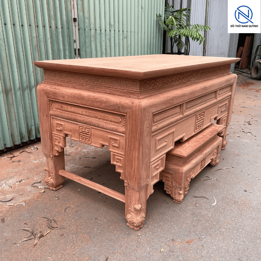 Bàn thờ trơn gỗ hương đá đẹp đơn giản không lỗi thời Bàn thờ trơn gỗ hương đá đẹp đơn giản không lỗi thời tại Đồ Thờ Nam Quỳnh