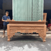 Án gian thờ trơn gỗ hương đẹp đơn giản không lỗi thời tại Đồ Thờ Nam Quỳnh