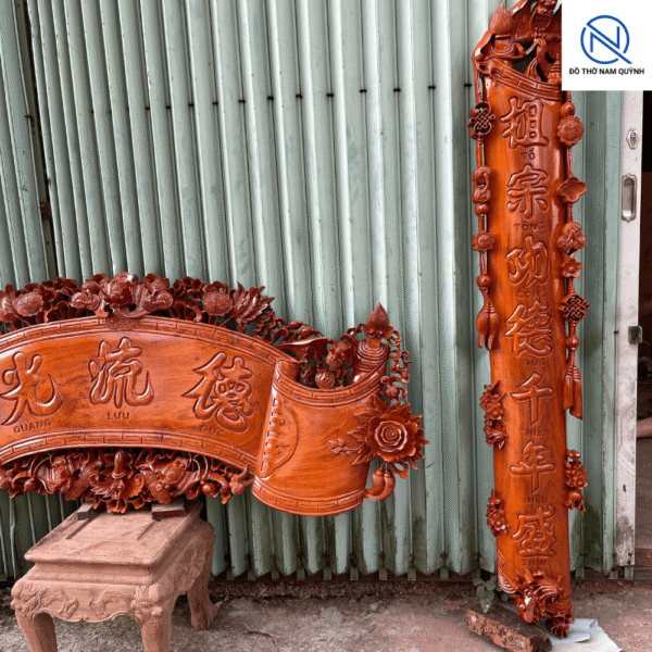 Mẫu cuốn thư câu đối 1m76x67 đẹp tại Đồ Thờ Nam Quỳnh
