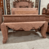 Sập thờ trơn gỗ hương đá chân 24 đẹp tại Đồ Thờ Nam Quỳnh